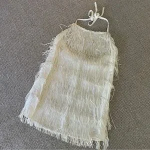 sachin and babi light blue dress White Halter Mini Dresses main image 0